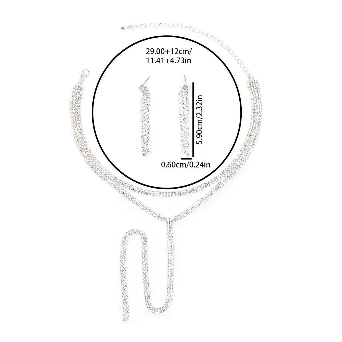 A Set Of Hot Sale Exquisite Claw Chain Necklace Exaggerated Necklace Set