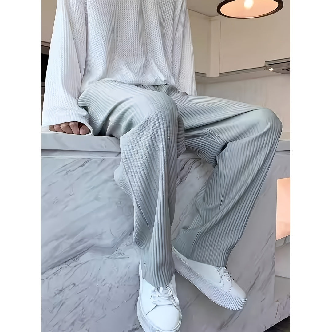 Casual Pants, Trendy And Fashionable Casual Pants, Men's Pants, Men's Pants, Long Pants, Straight Pants, Corduroy Casual Pants, Tight-fitting Casual Pants, Anti-wrinkle Casual Pants, 9-inch Pants, Men